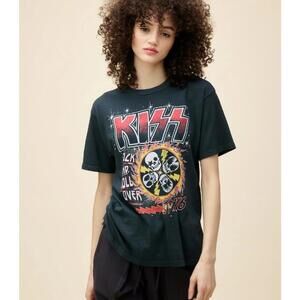 Daydreamer Kiss Rock And Roll Over Weekend Tee (S)